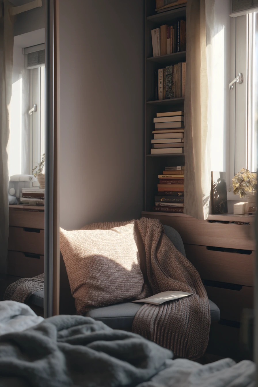 Small Bedroom with Clever Storage