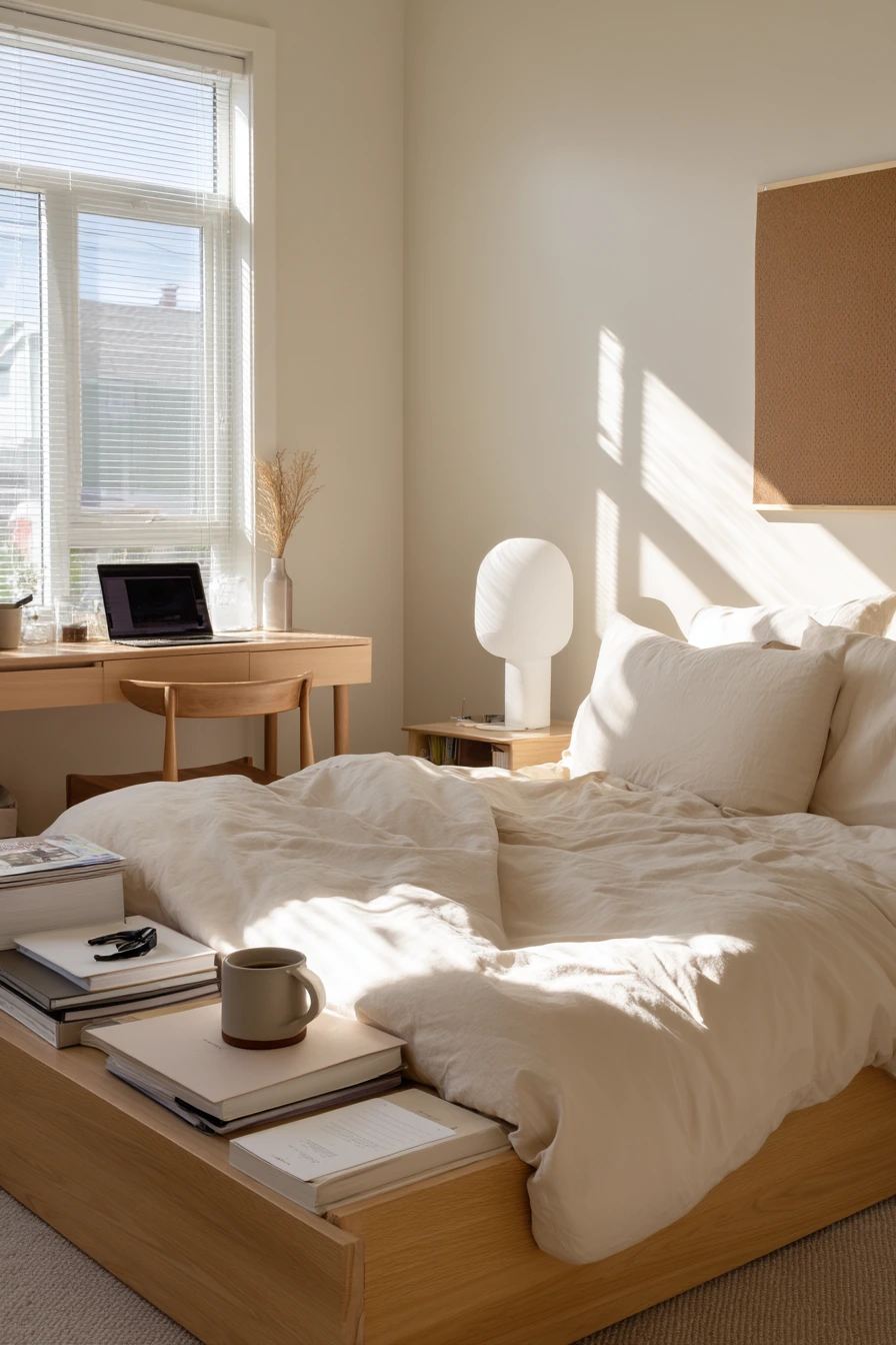 Minimal Bedroom for a Working Professional