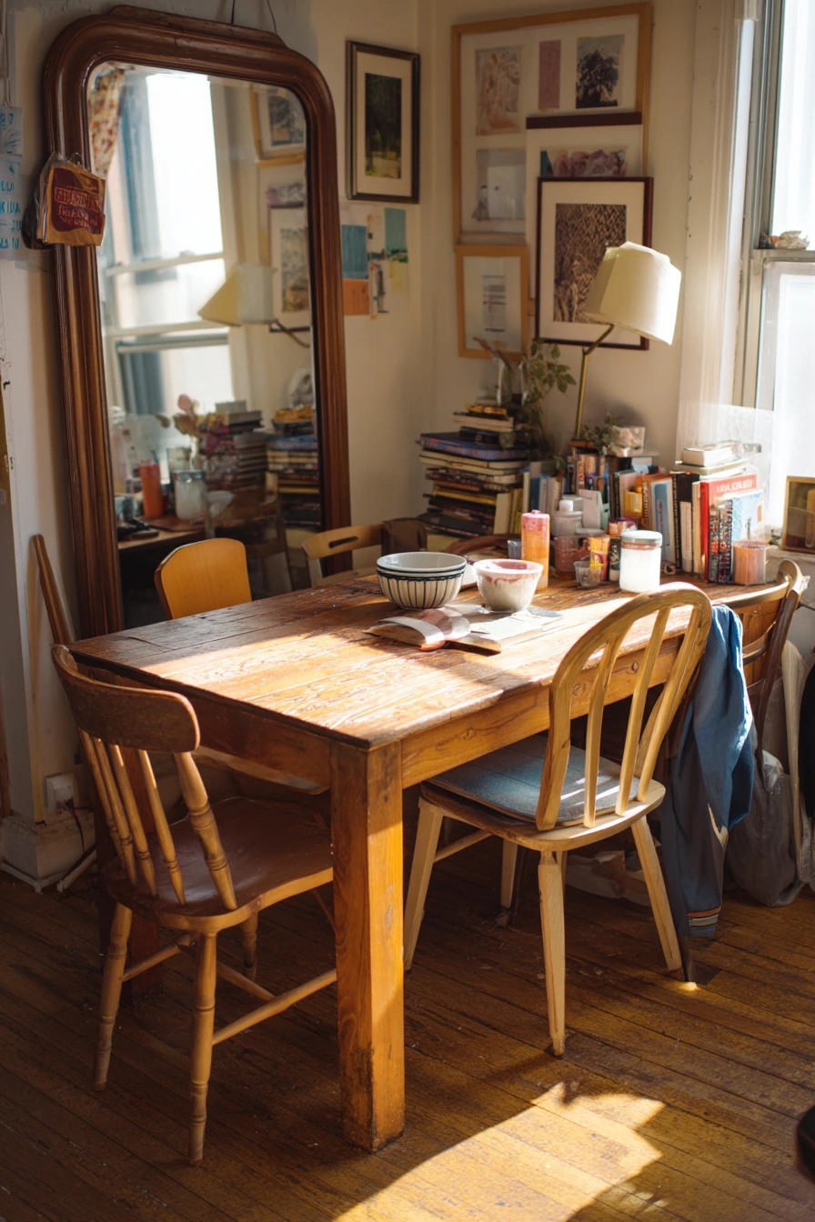 Budget Dining Room with Vintage Finds