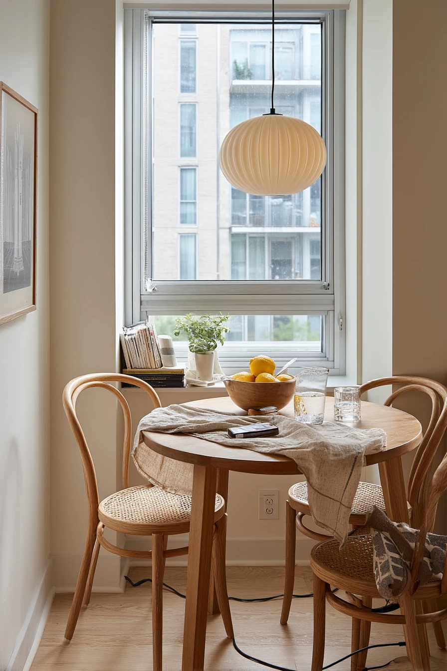 Small Apartment Dining Nook for Two
