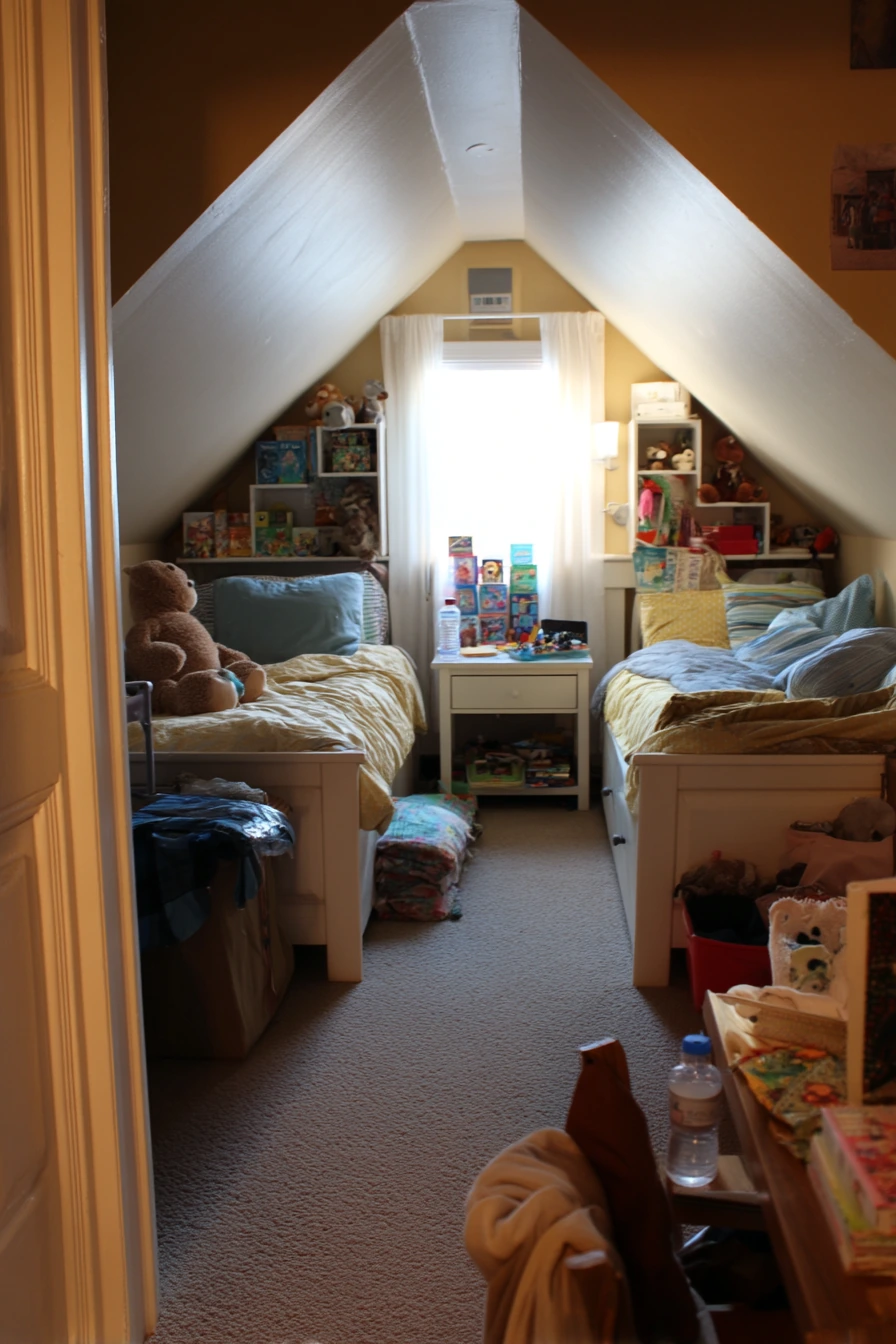 Shared Sibling Attic Room