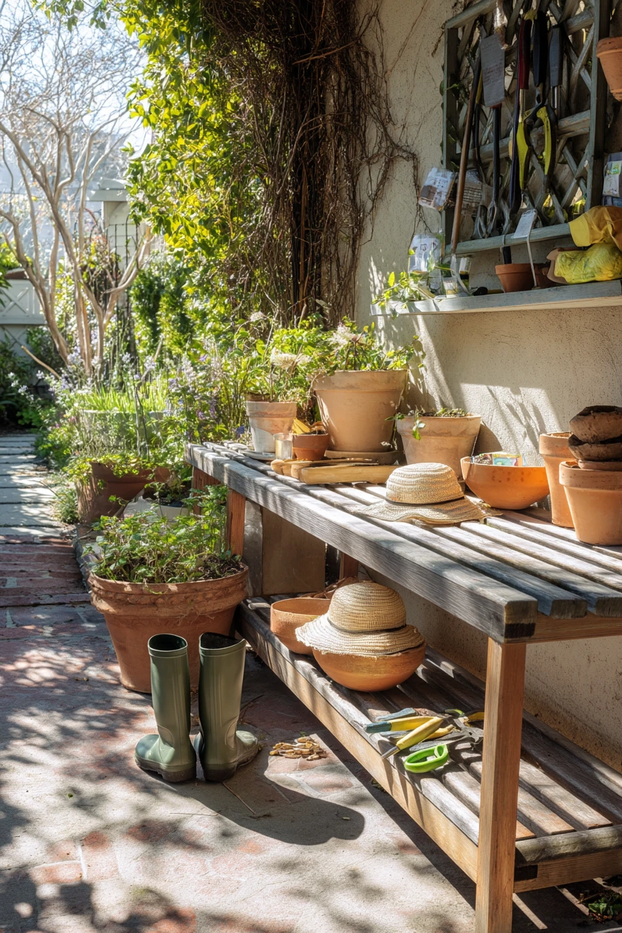 Garden-Focused Patio Nook