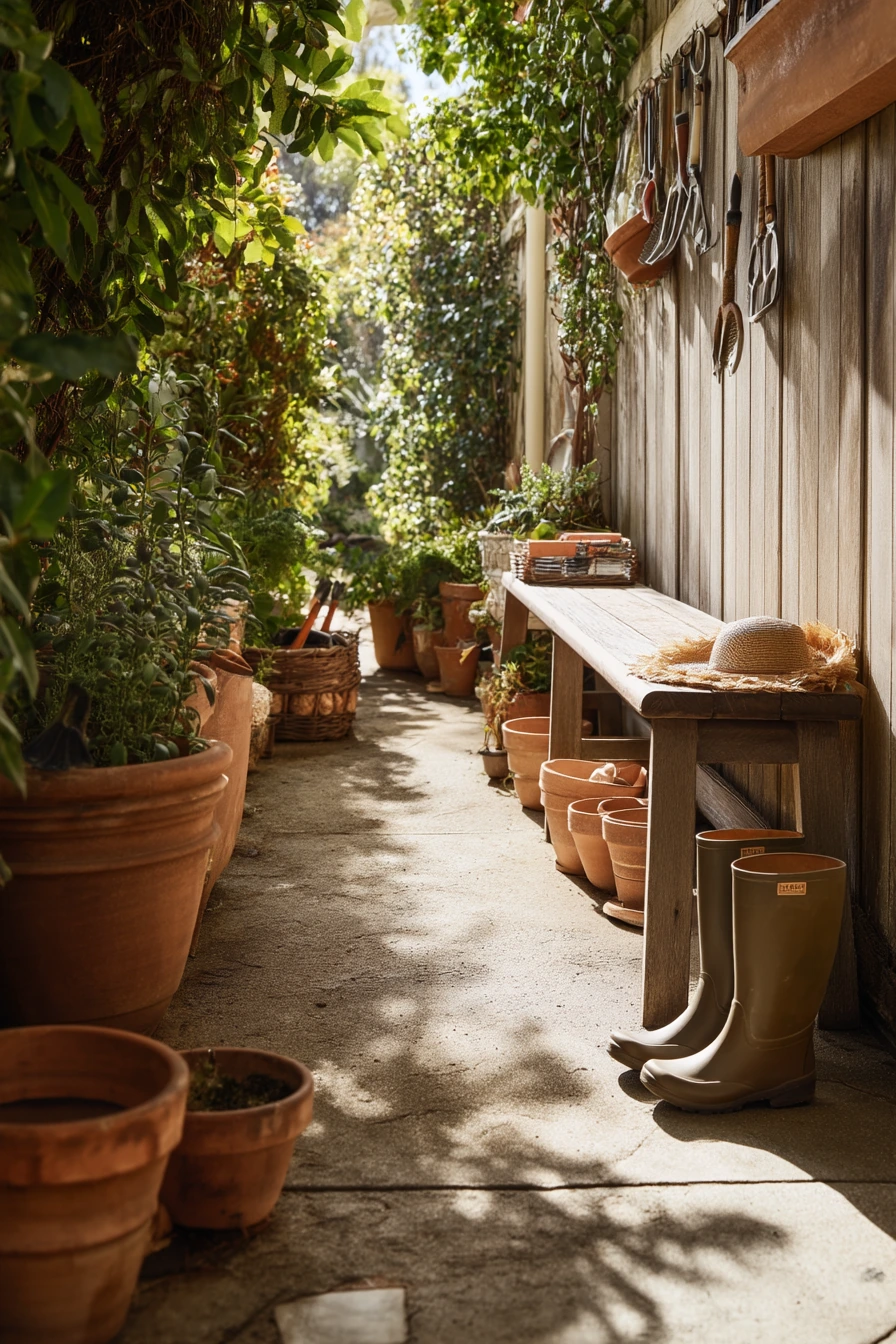 Garden-Focused Patio Nook