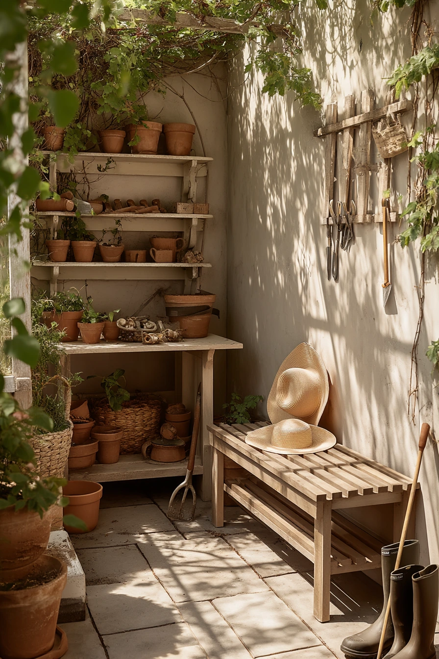 Garden-Focused Patio Nook