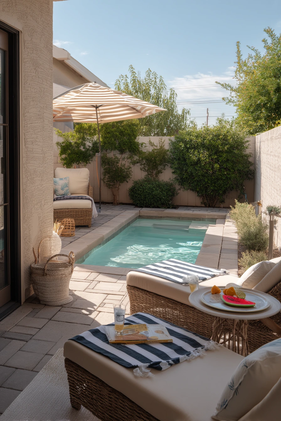 Poolside Patio for Lazy Afternoons
