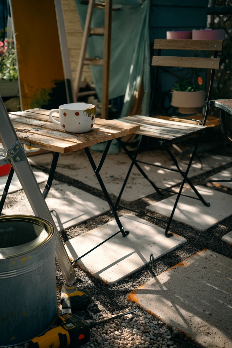Budget DIY Paver Patio