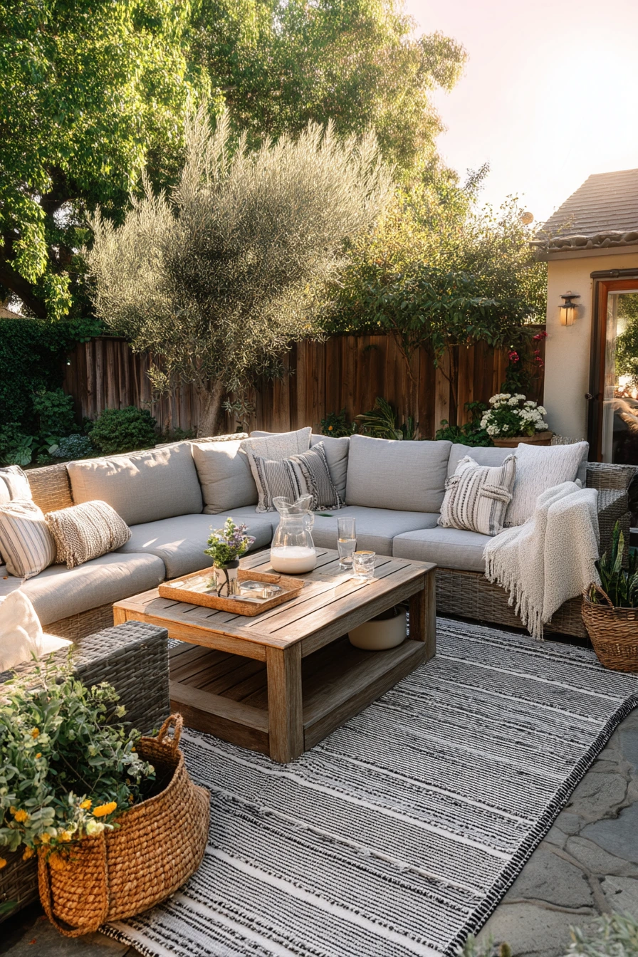Family-Friendly Backyard Lounge