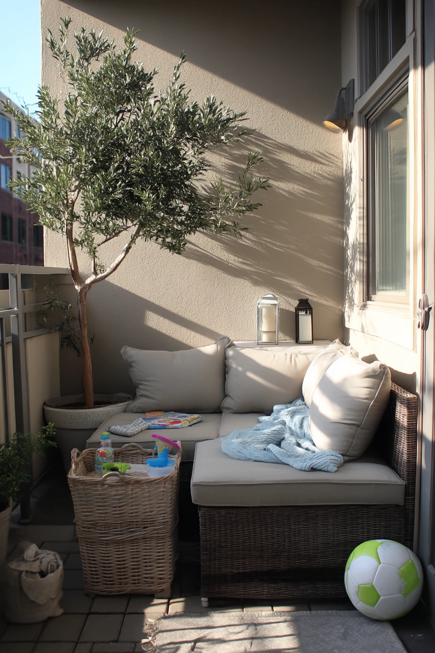 5. Family Balcony Play-and-Relax Zone
