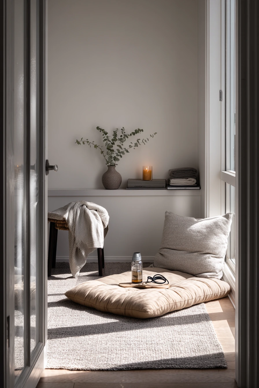 7. Morning Yoga Balcony Retreat