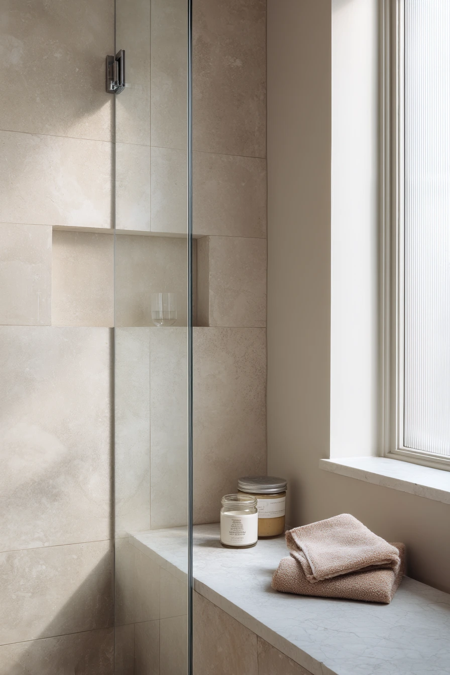 Minimal Shower for a Calm Morning Routine