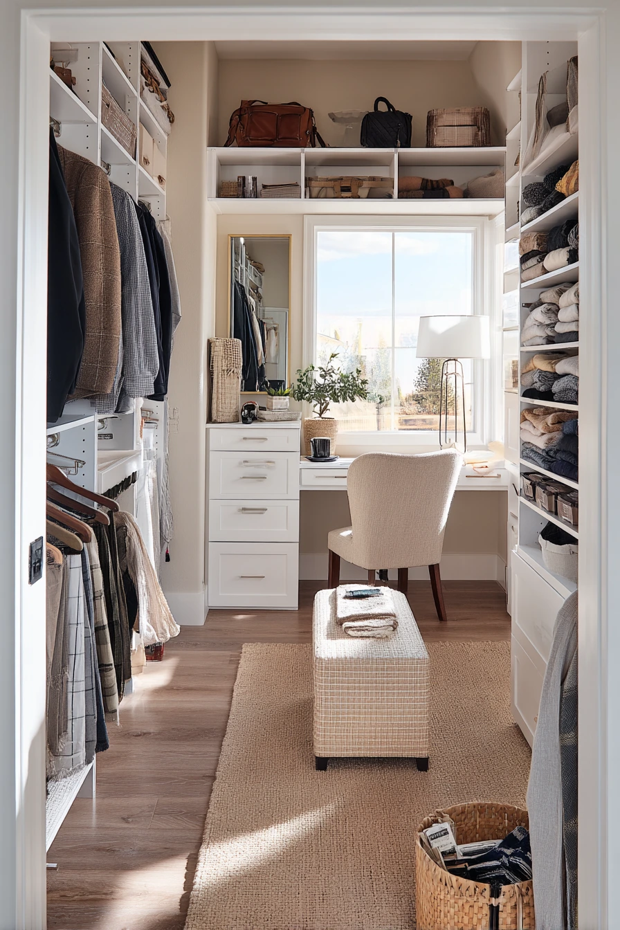 Walk-In Closet for Busy Mornings