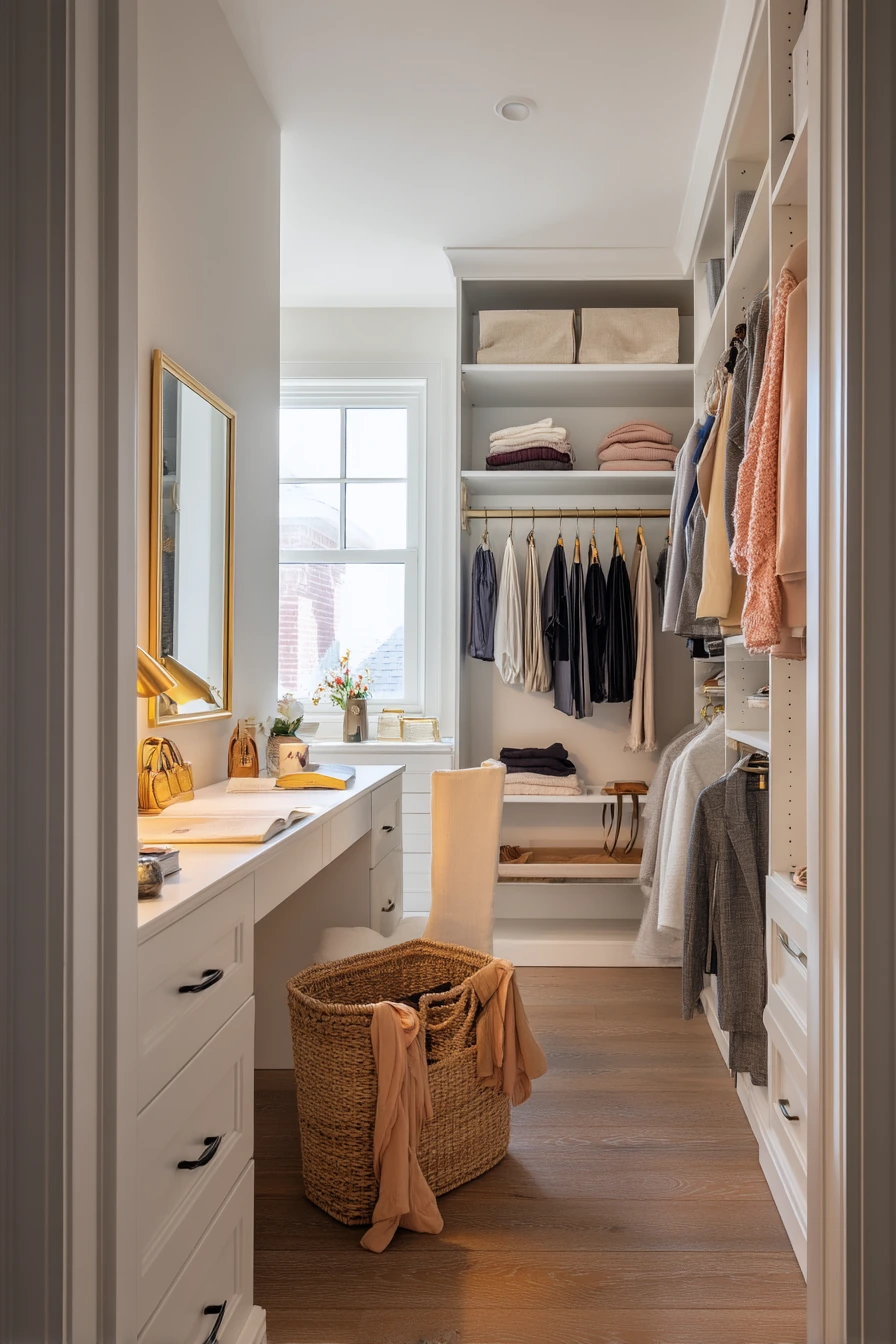 Walk-In Closet for Busy Mornings