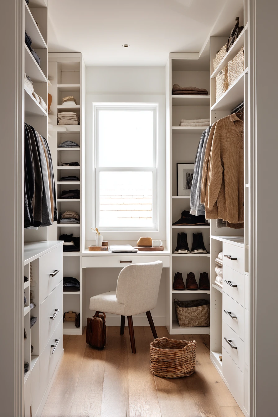 Walk-In Closet for Busy Mornings