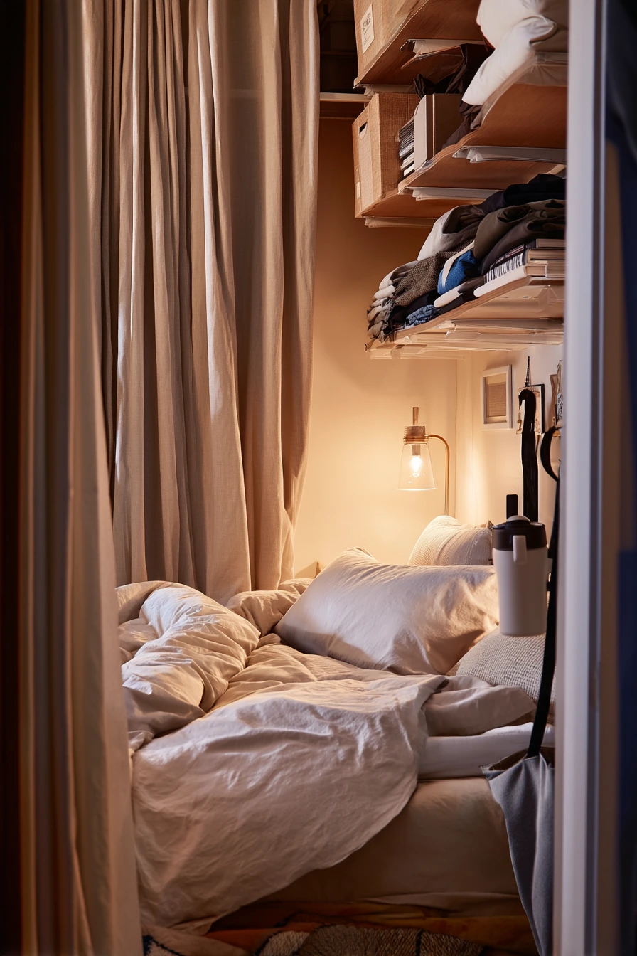 Closet Corner for a Studio Apartment