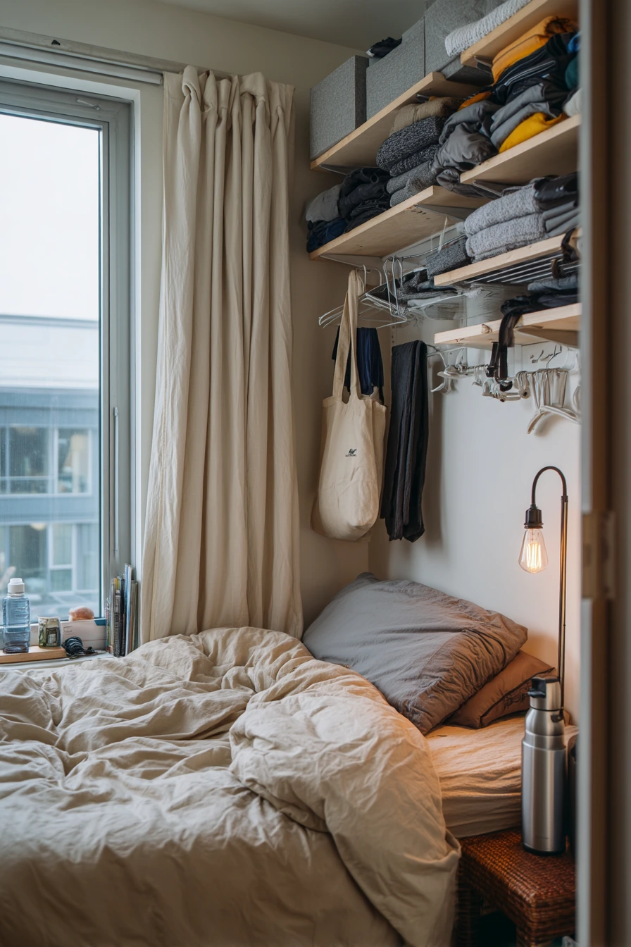 Closet Corner for a Studio Apartment