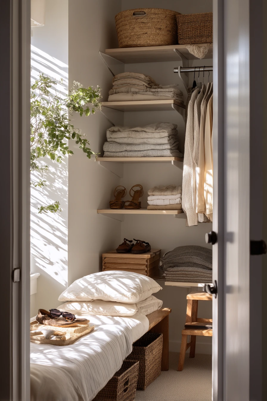 Seasonal Closet Refresh with Linen Layers