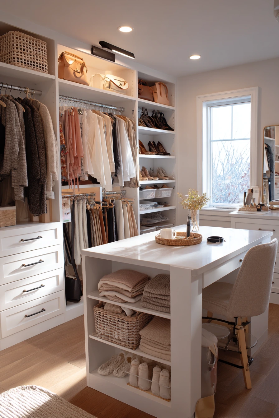 Walk-In Closet for Busy Mornings