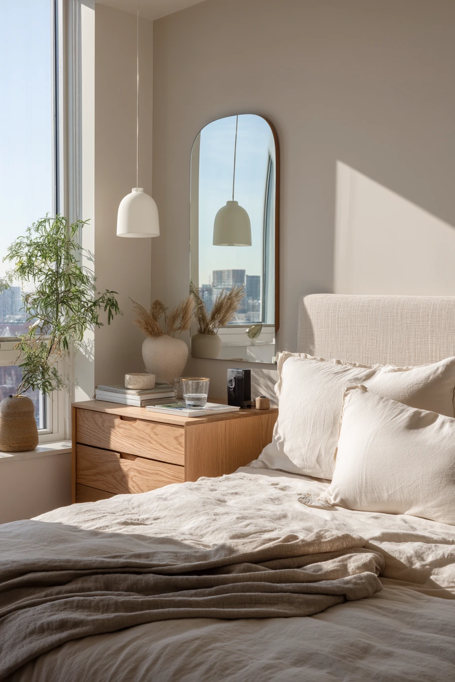 Soft Minimal Feminine Bedroom Retreat