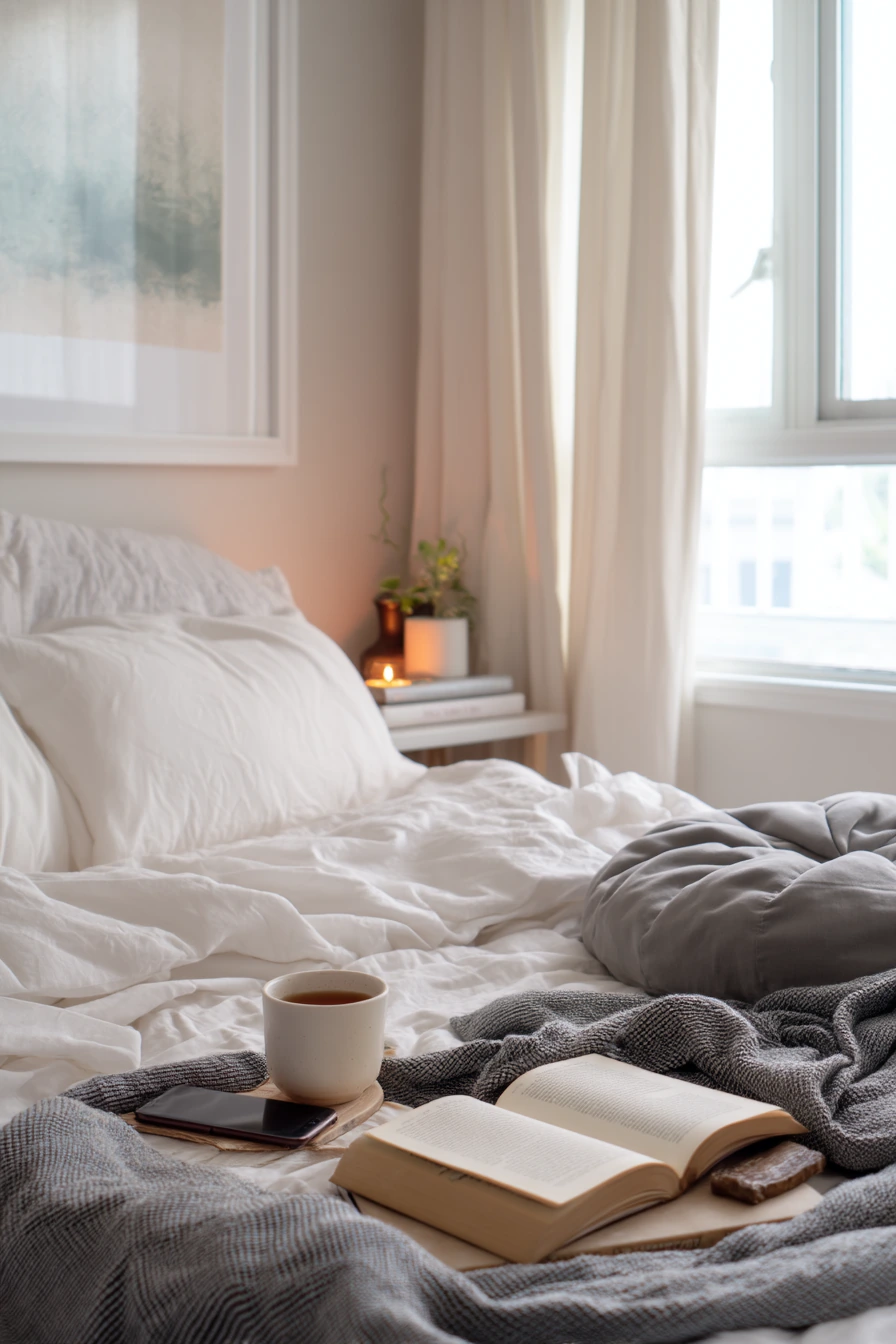 Quiet Self-Care Bedroom Sanctuary