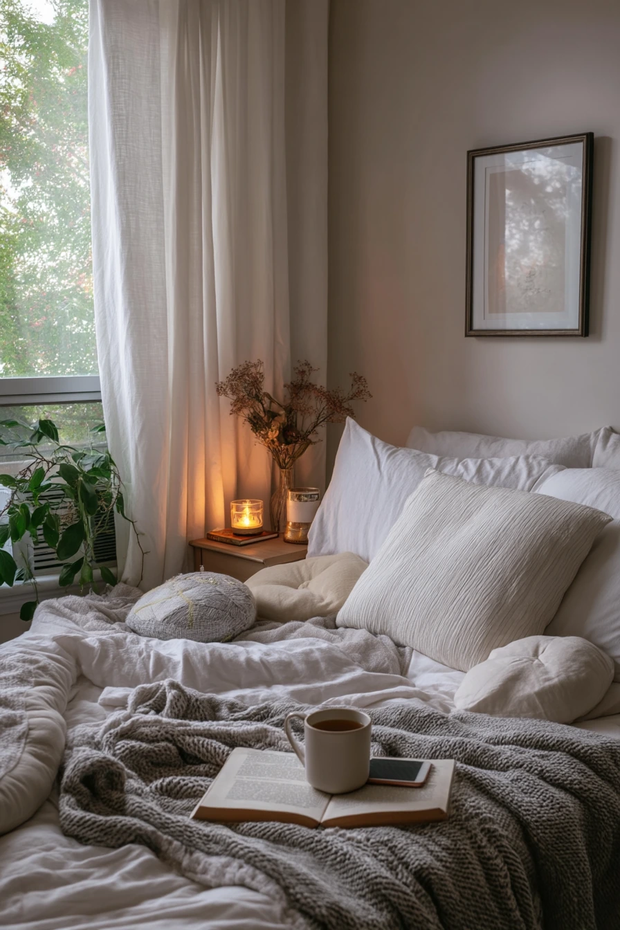 Quiet Self-Care Bedroom Sanctuary