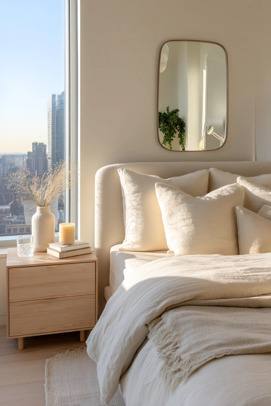 Soft Minimal Feminine Bedroom Retreat