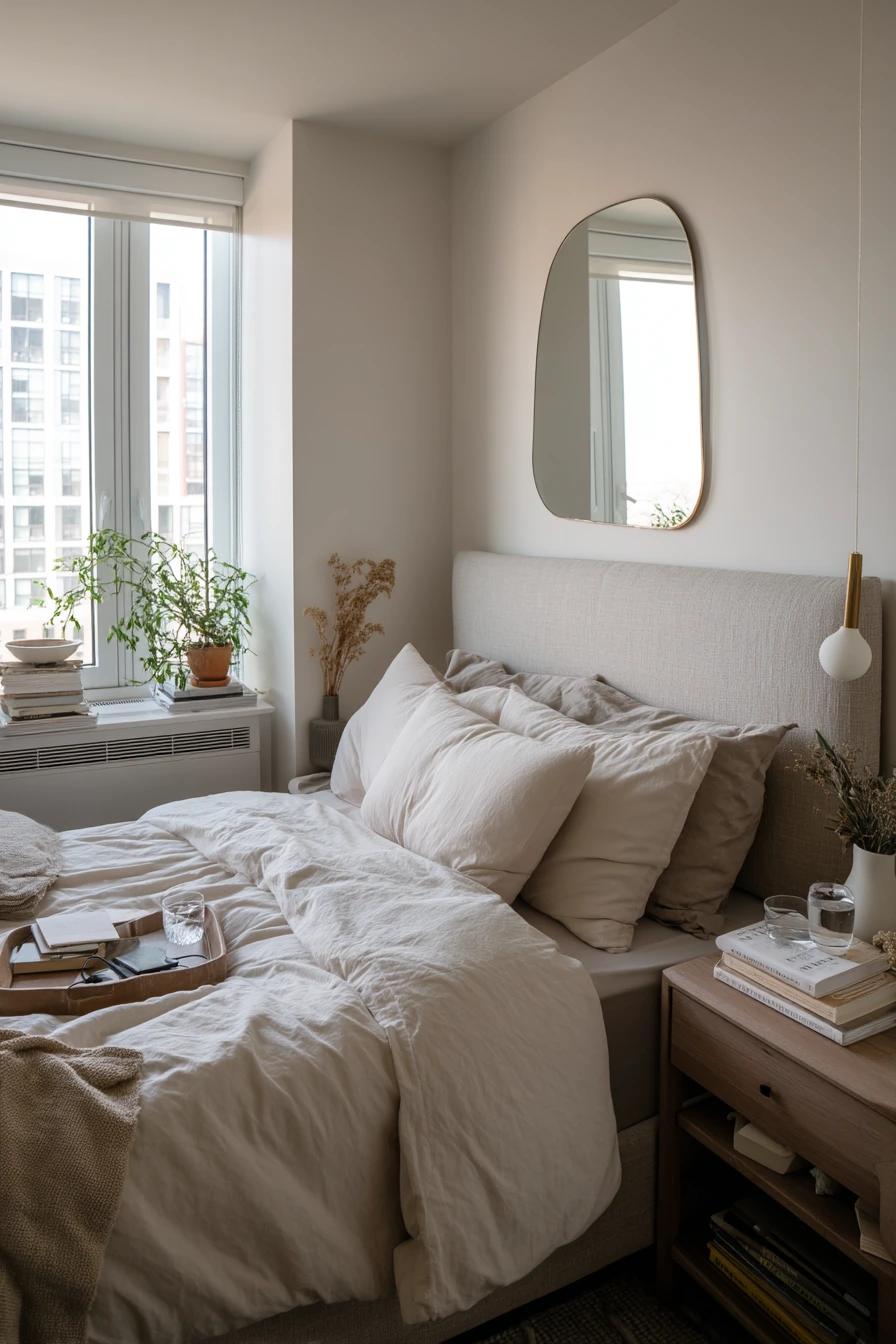 Soft Minimal Feminine Bedroom Retreat