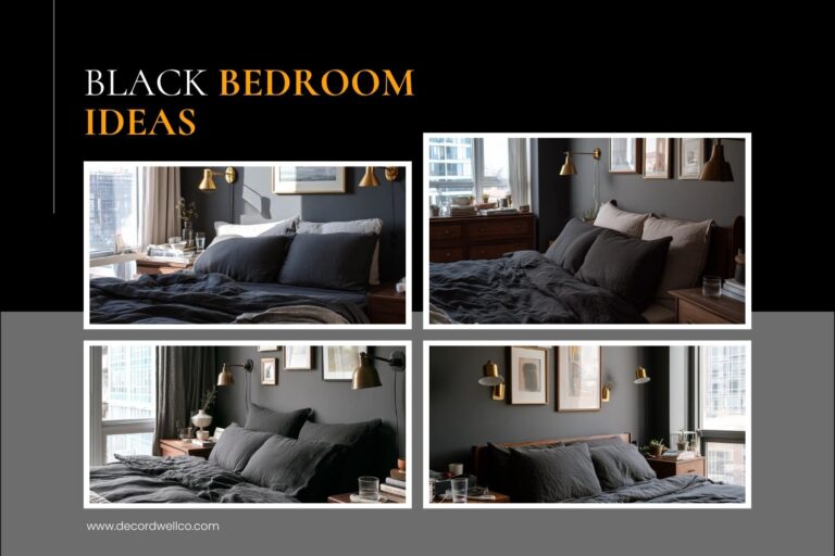 black bedroom ideas