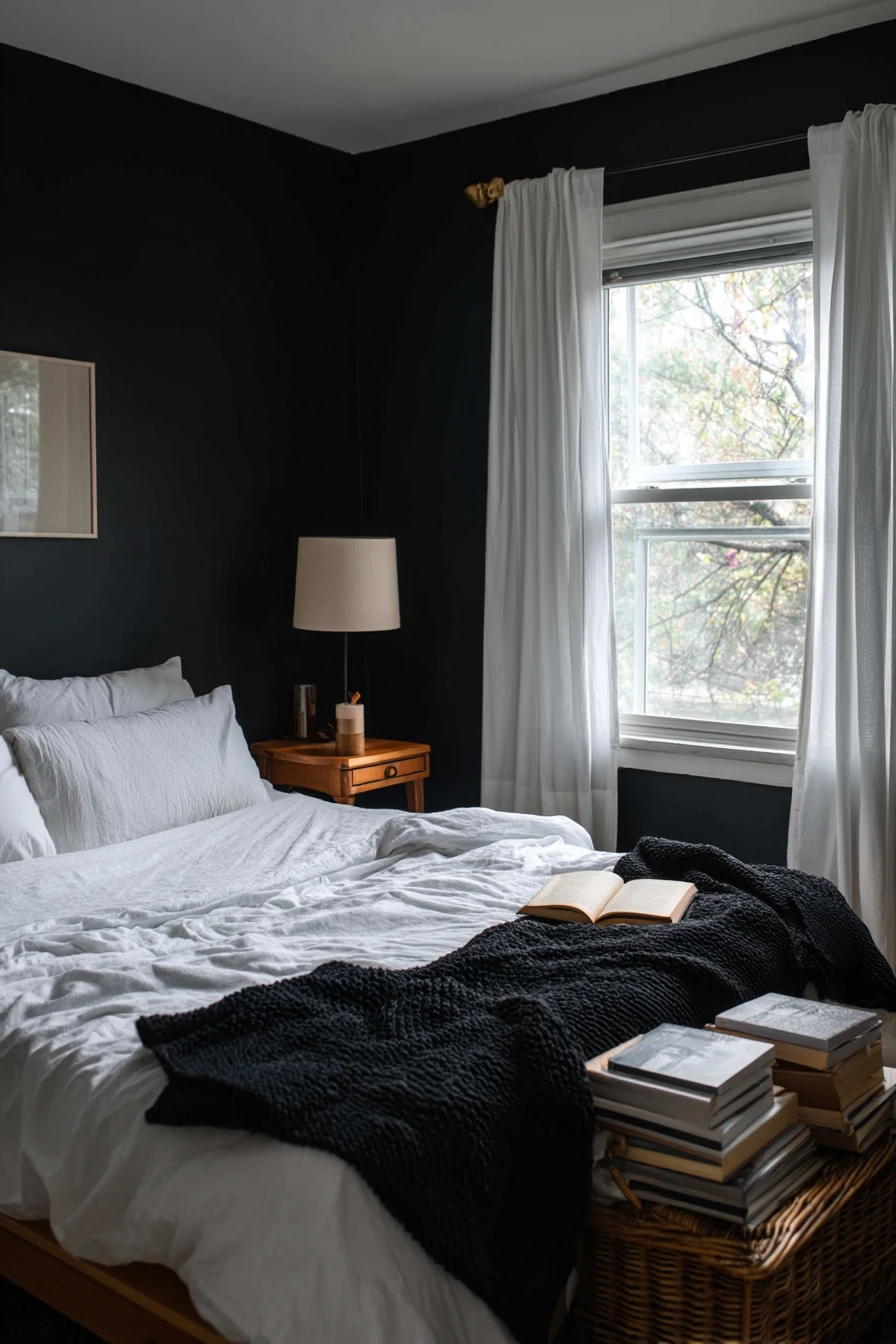 Budget Black Bedroom Makeover