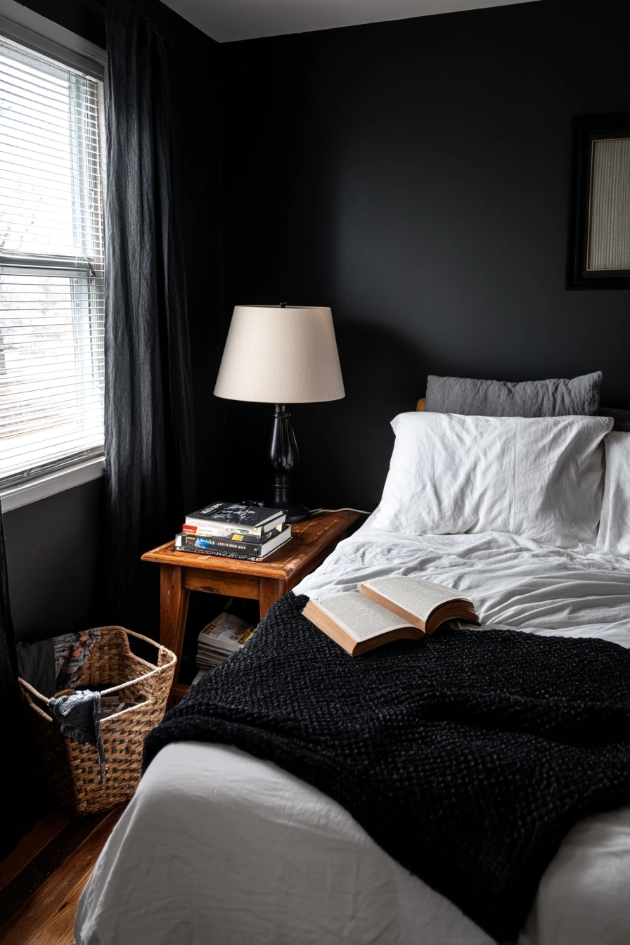 Budget Black Bedroom Makeover