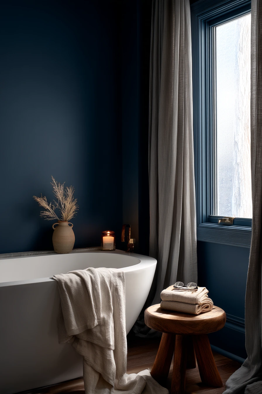 4. Moody Blue Primary Bath Retreat