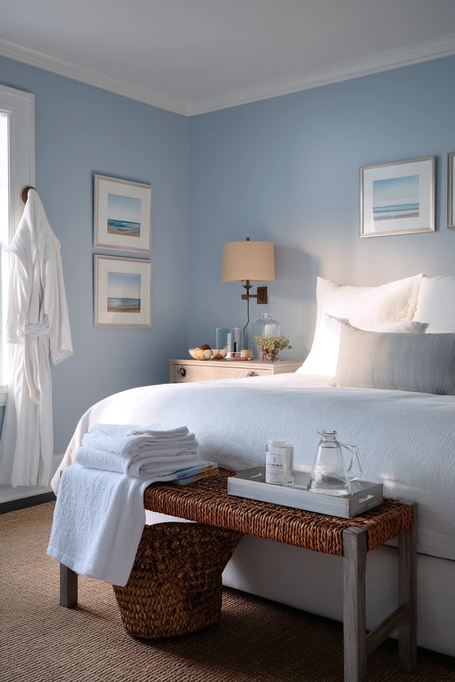 Coastal Blue Guest Room