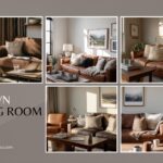 brown living room ideas