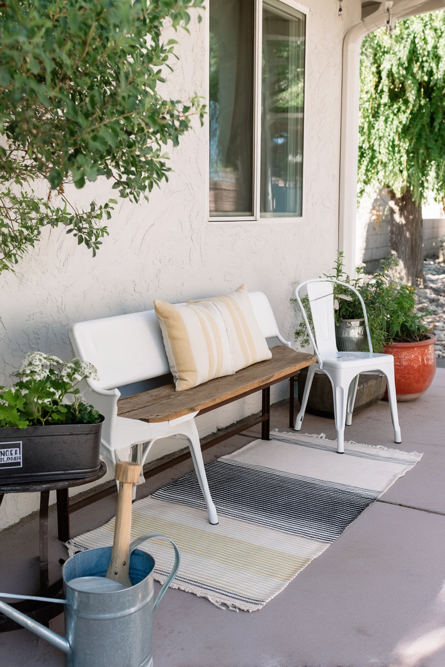 Budget Covered Patio Makeover