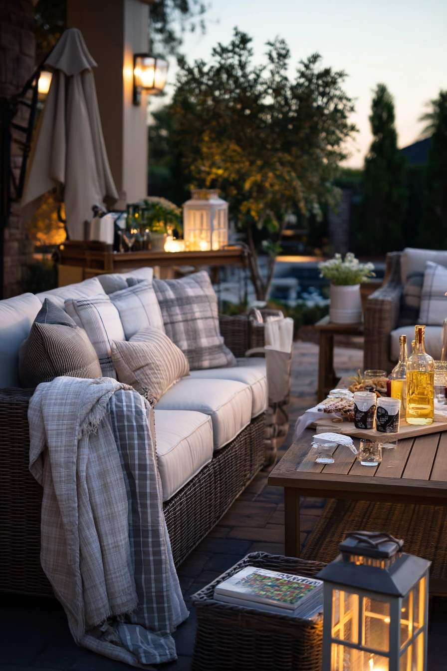 Covered Patio for Weekend Hosting