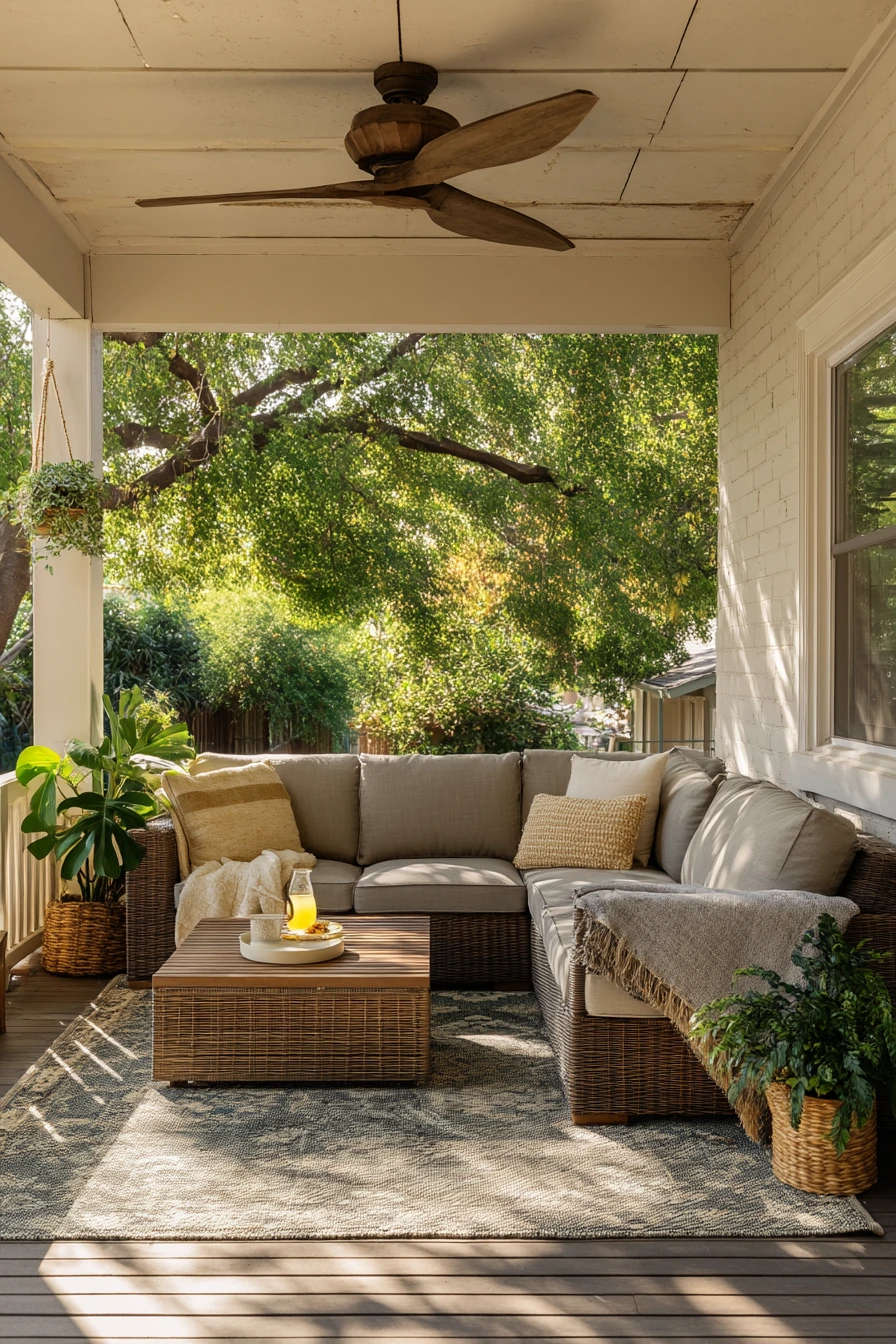Family-Friendly Covered Patio for Everyday Hangouts