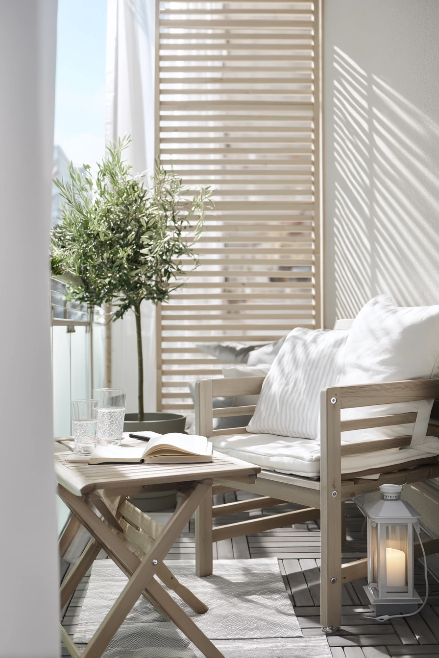 Small Covered Patio for Apartment-Style Living