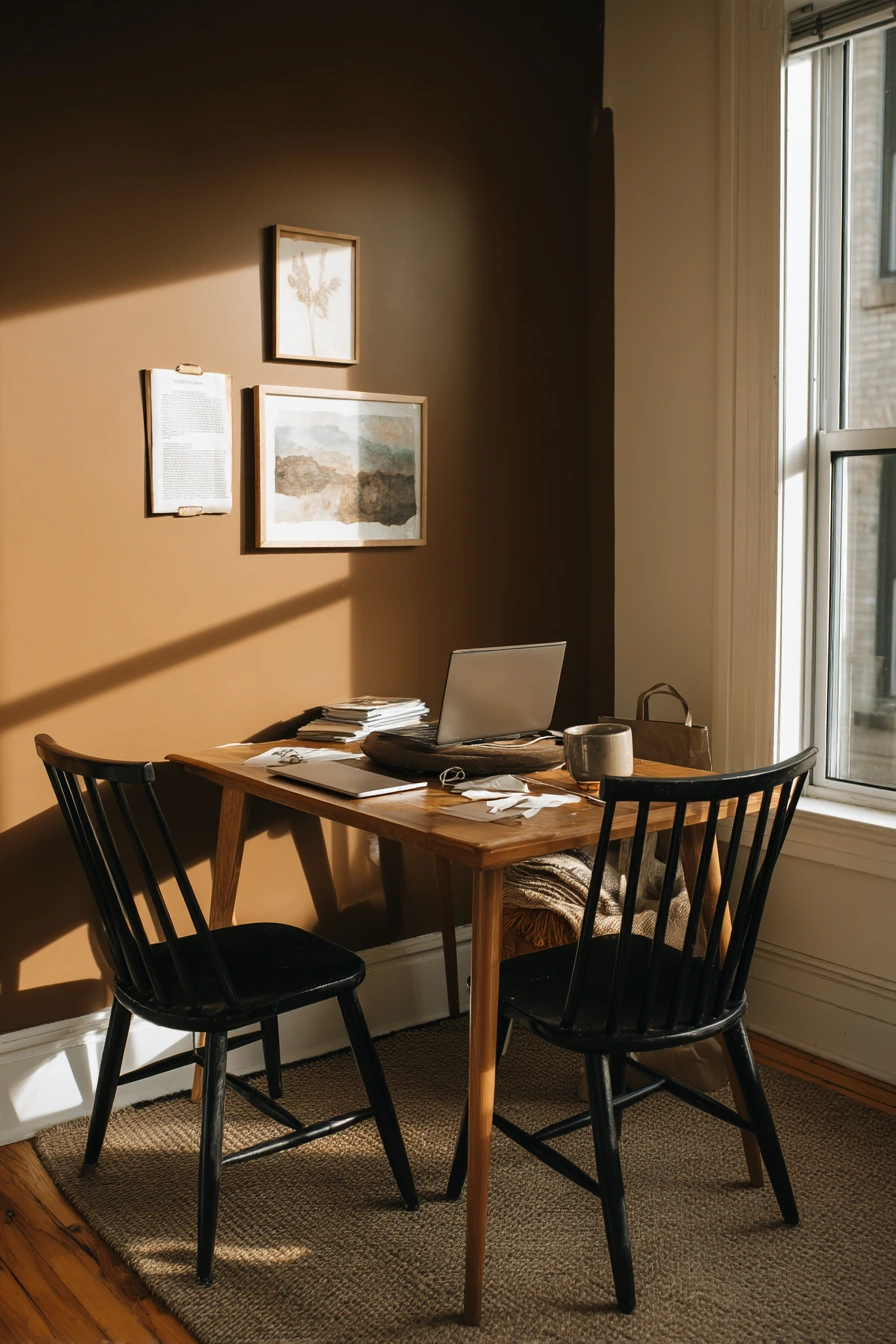 Renter-Friendly Clay Accent Wall