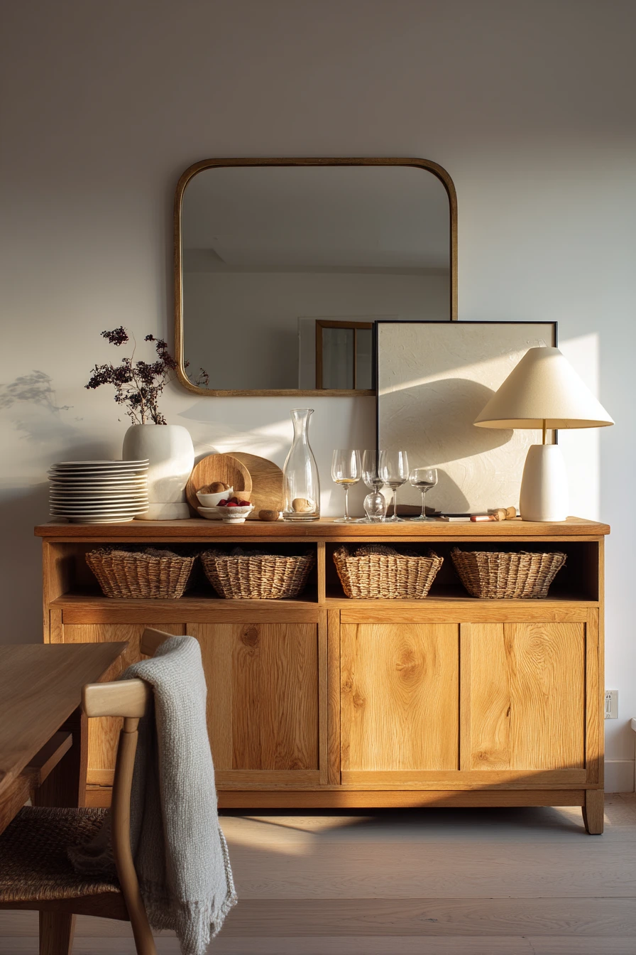 Renter-Friendly Sideboard Styling