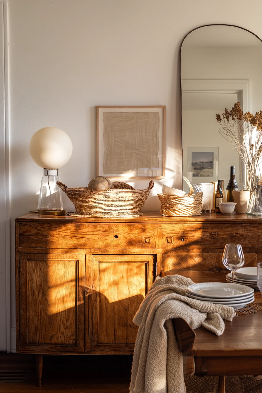 Renter-Friendly Sideboard Styling