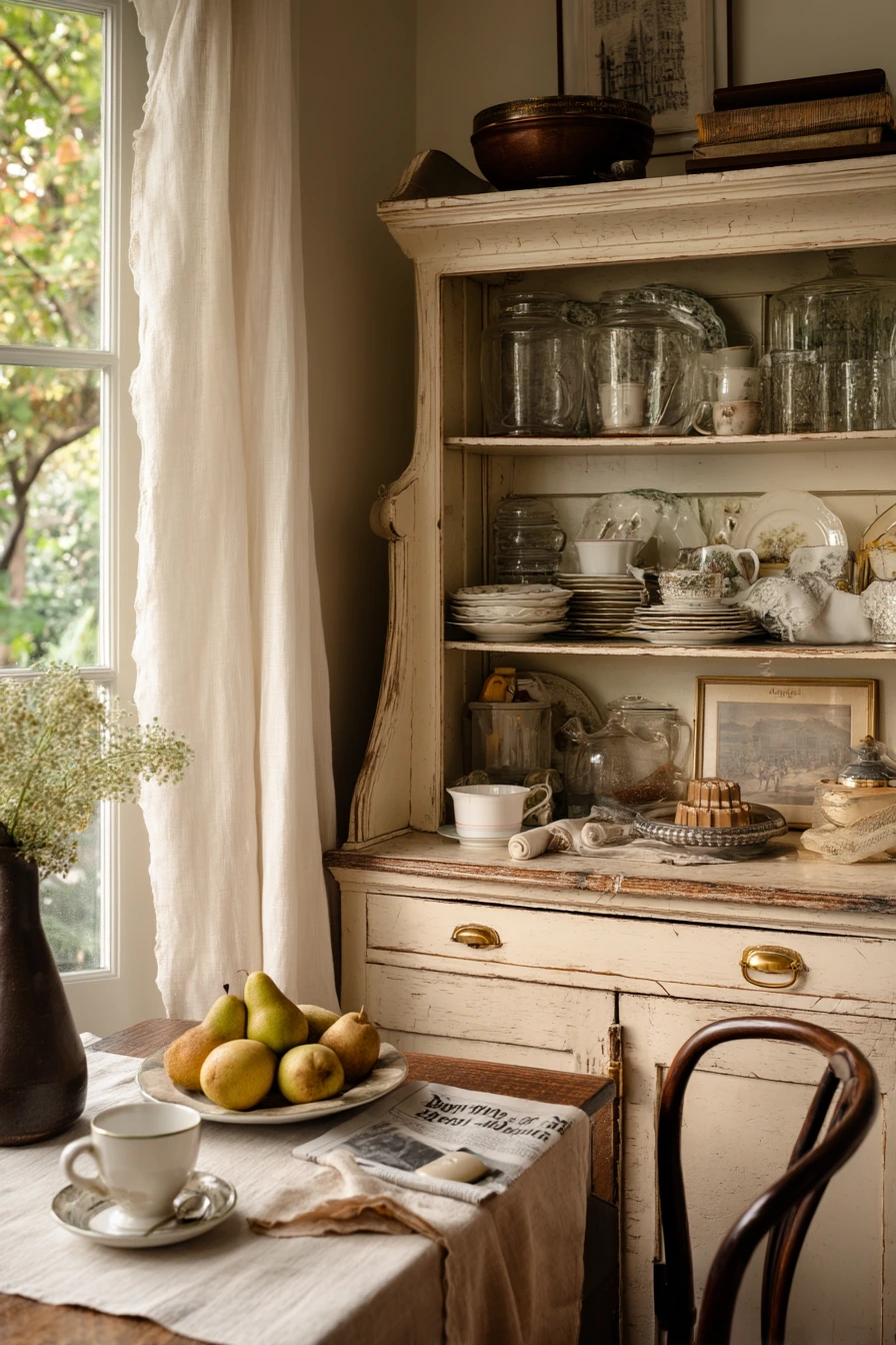 Vintage Hutch with Collected Character