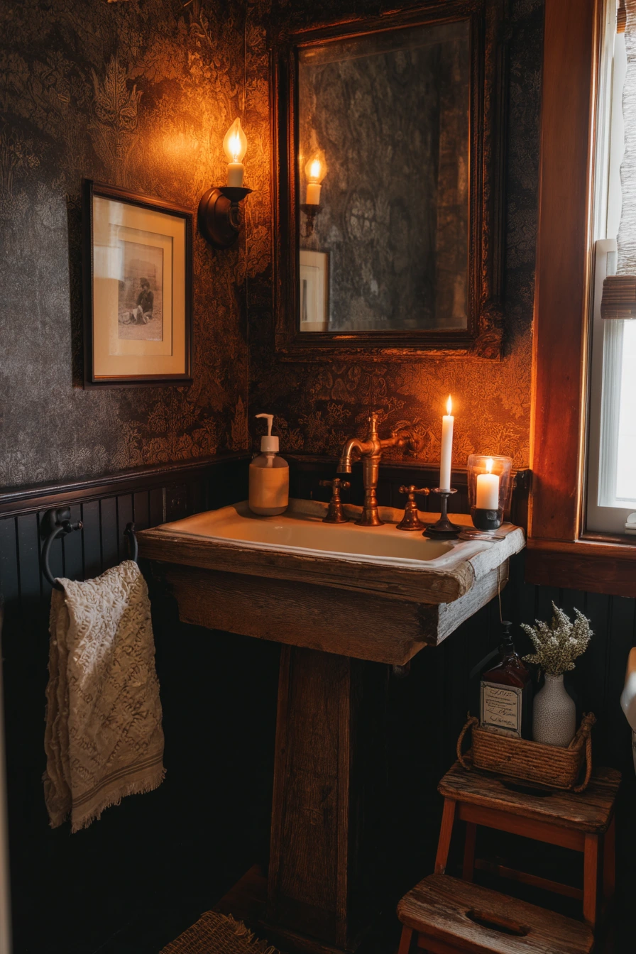 Rustic Farmhouse Powder Room