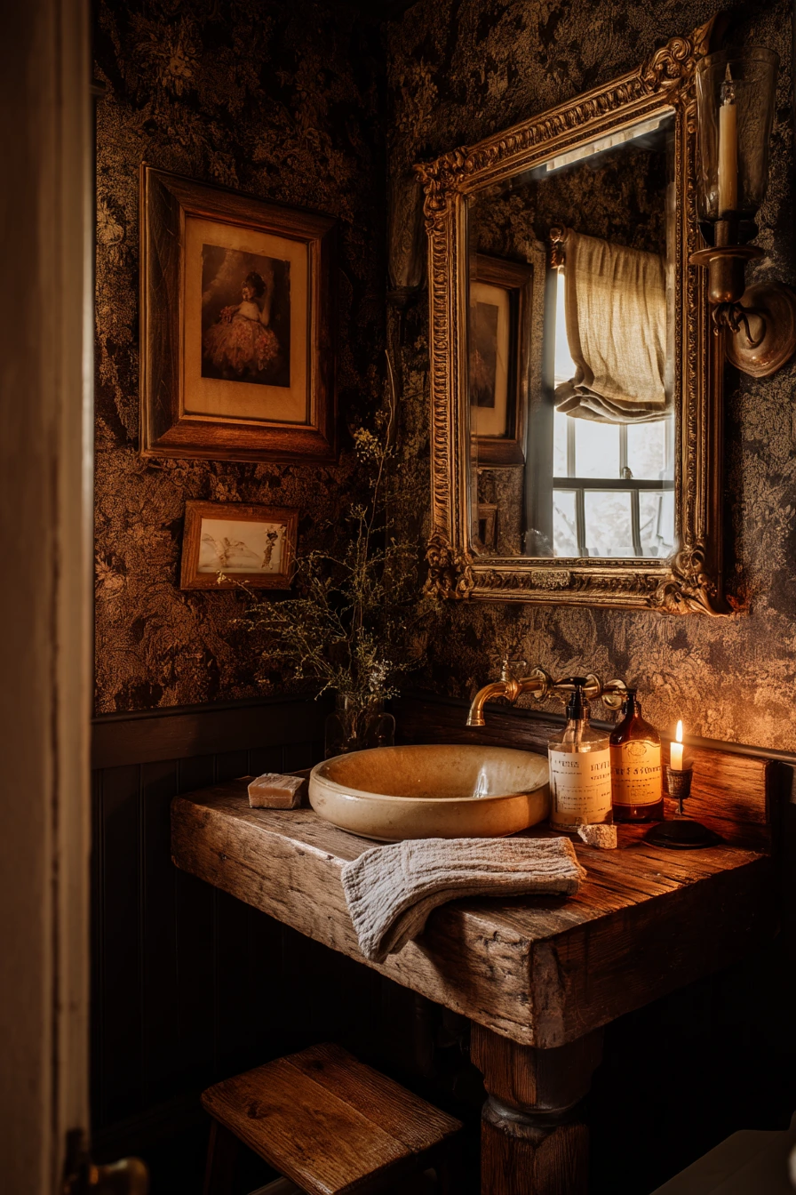Rustic Farmhouse Powder Room
