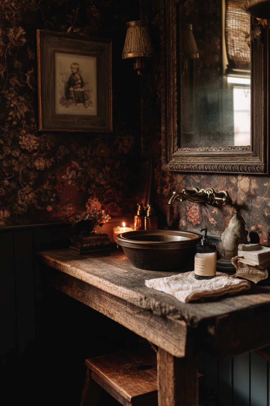 Rustic Farmhouse Powder Room