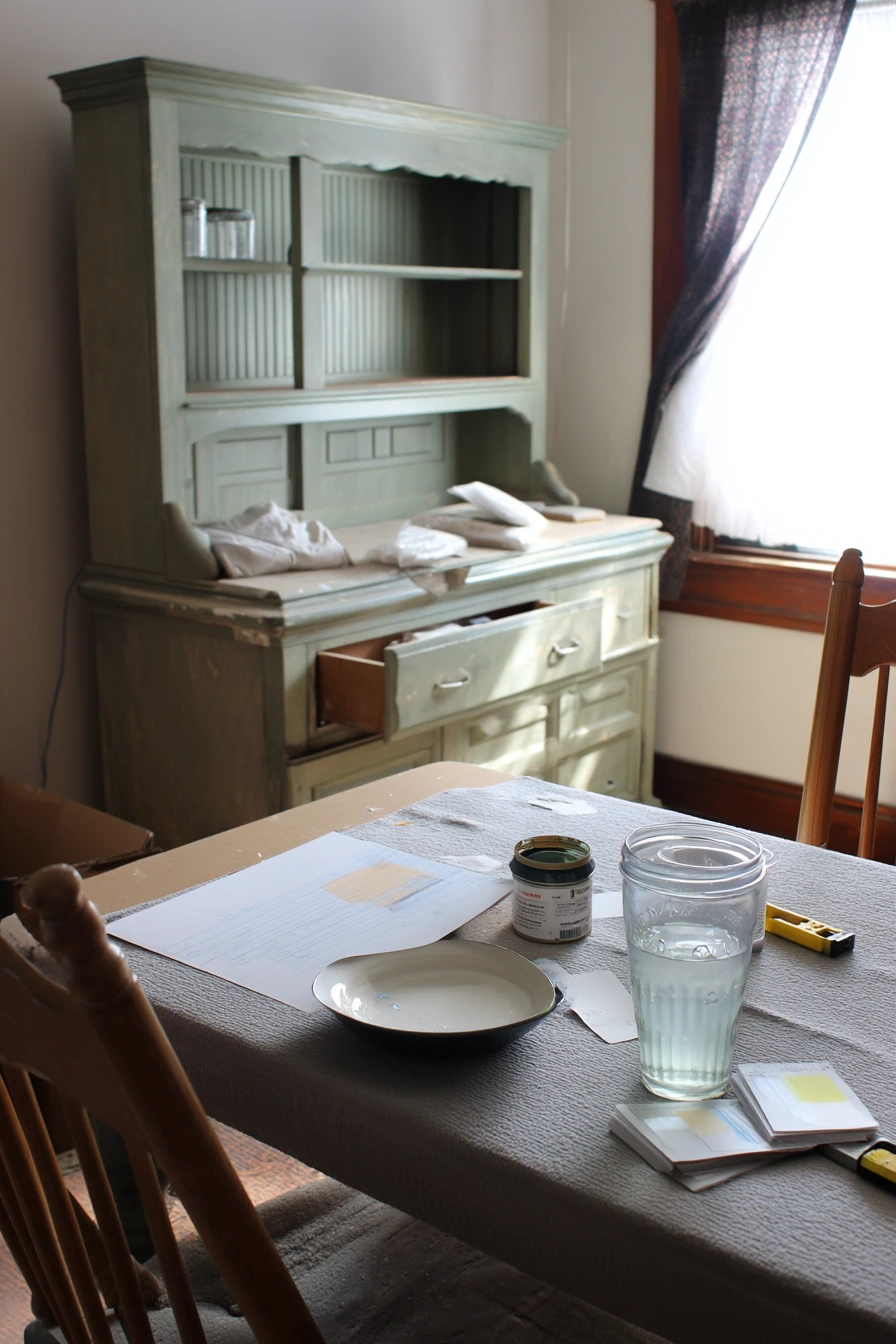 DIY Painted Hutch Moment