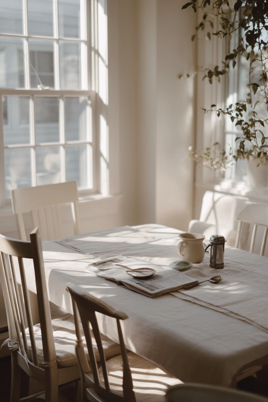 Quiet Morning Coffee Corner