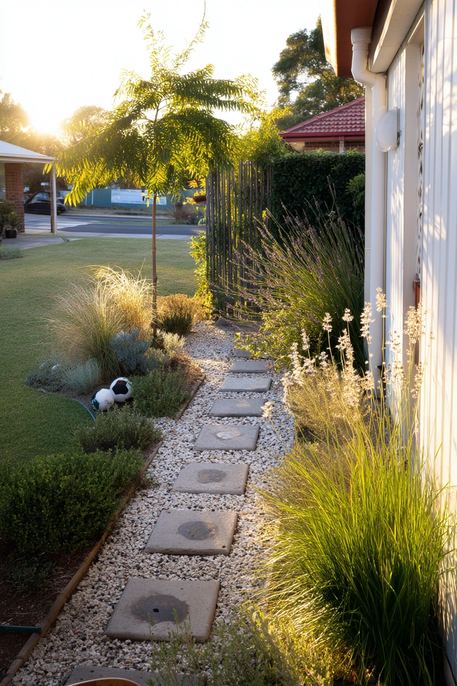 Pet-Friendly Path and Tough Planting