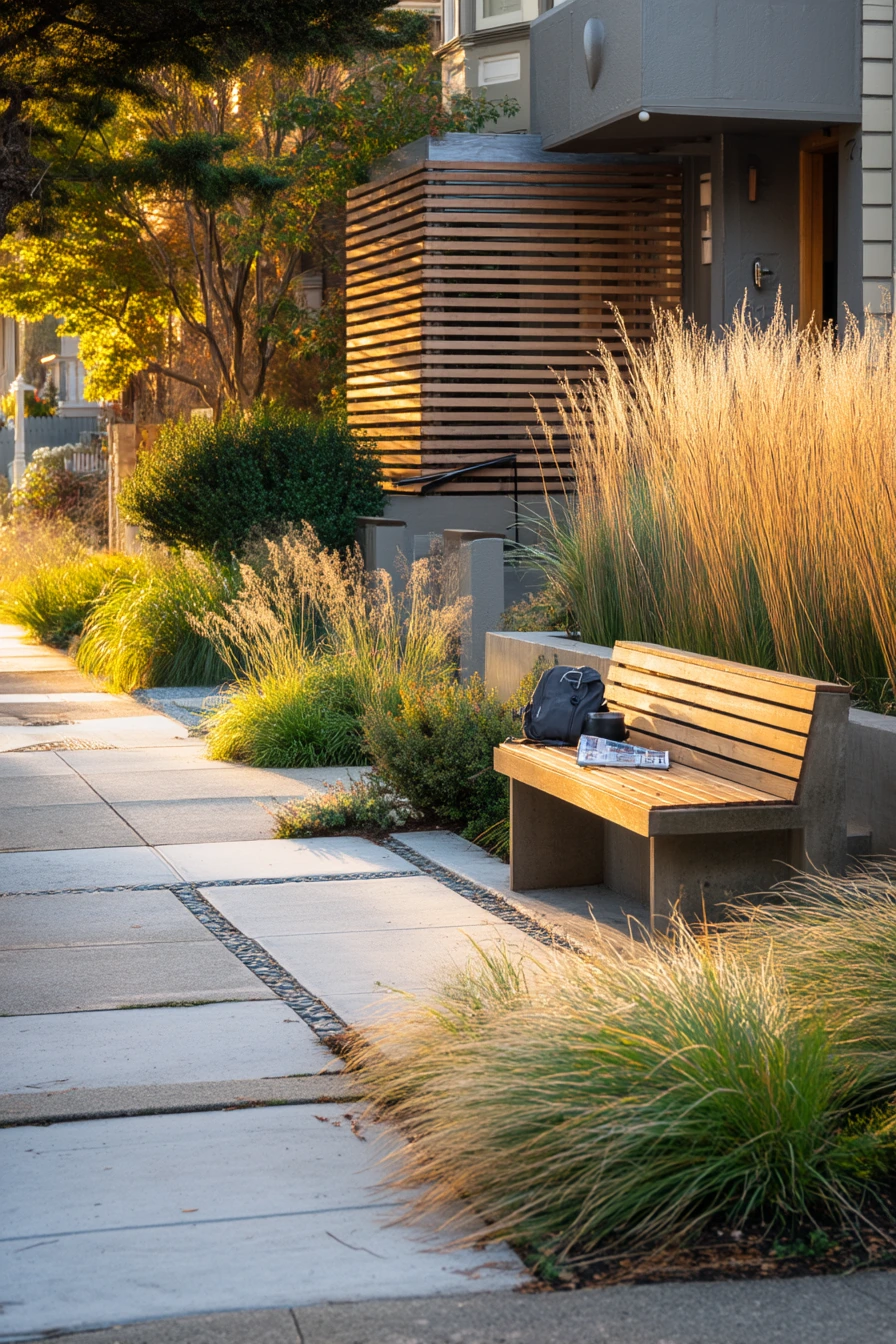 Low-Maintenance Front Garden for Busy Professionals
