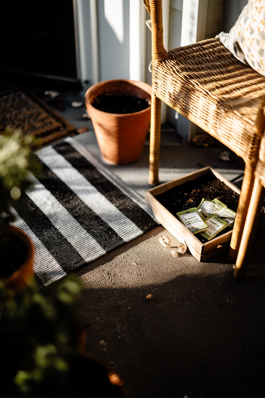 Budget DIY Front Patio Makeover