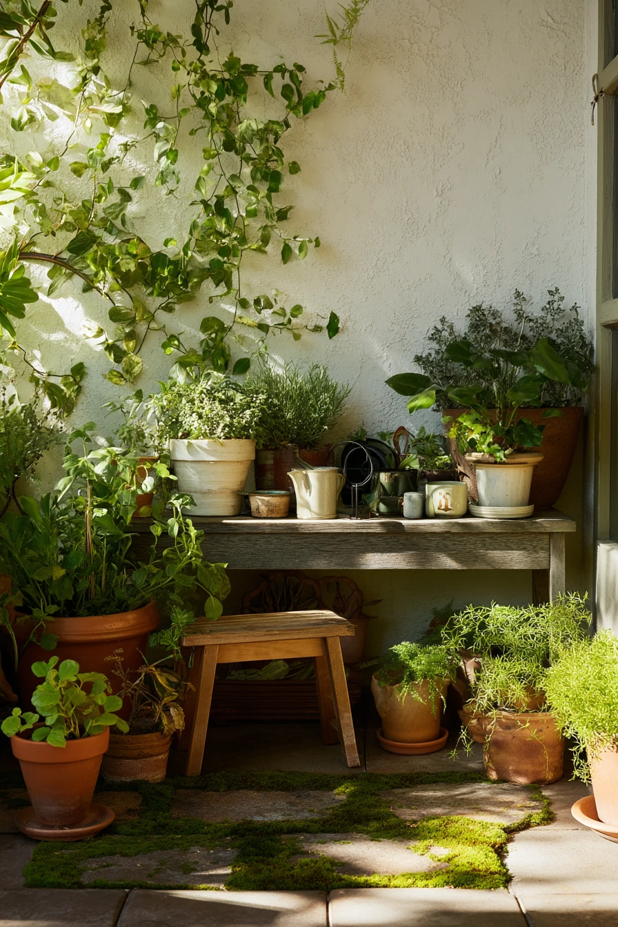 Plant-Lover Front Patio Nook