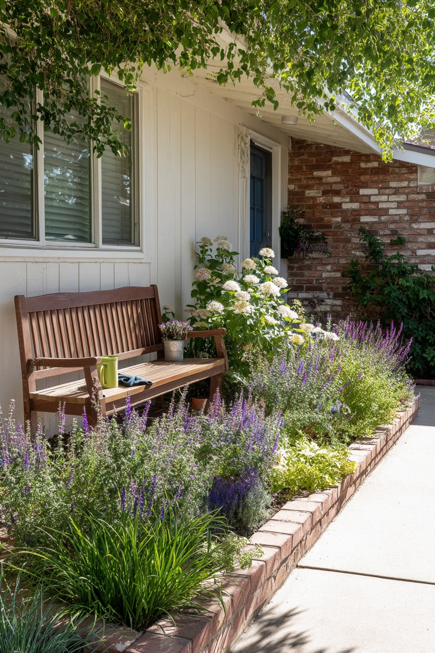 Small Front Yard Pollinator Border